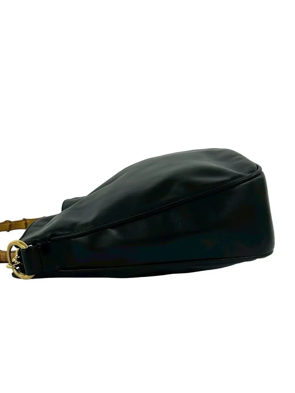 Gucci Vintage Bamboo Handle Open Hobo #317125G51B